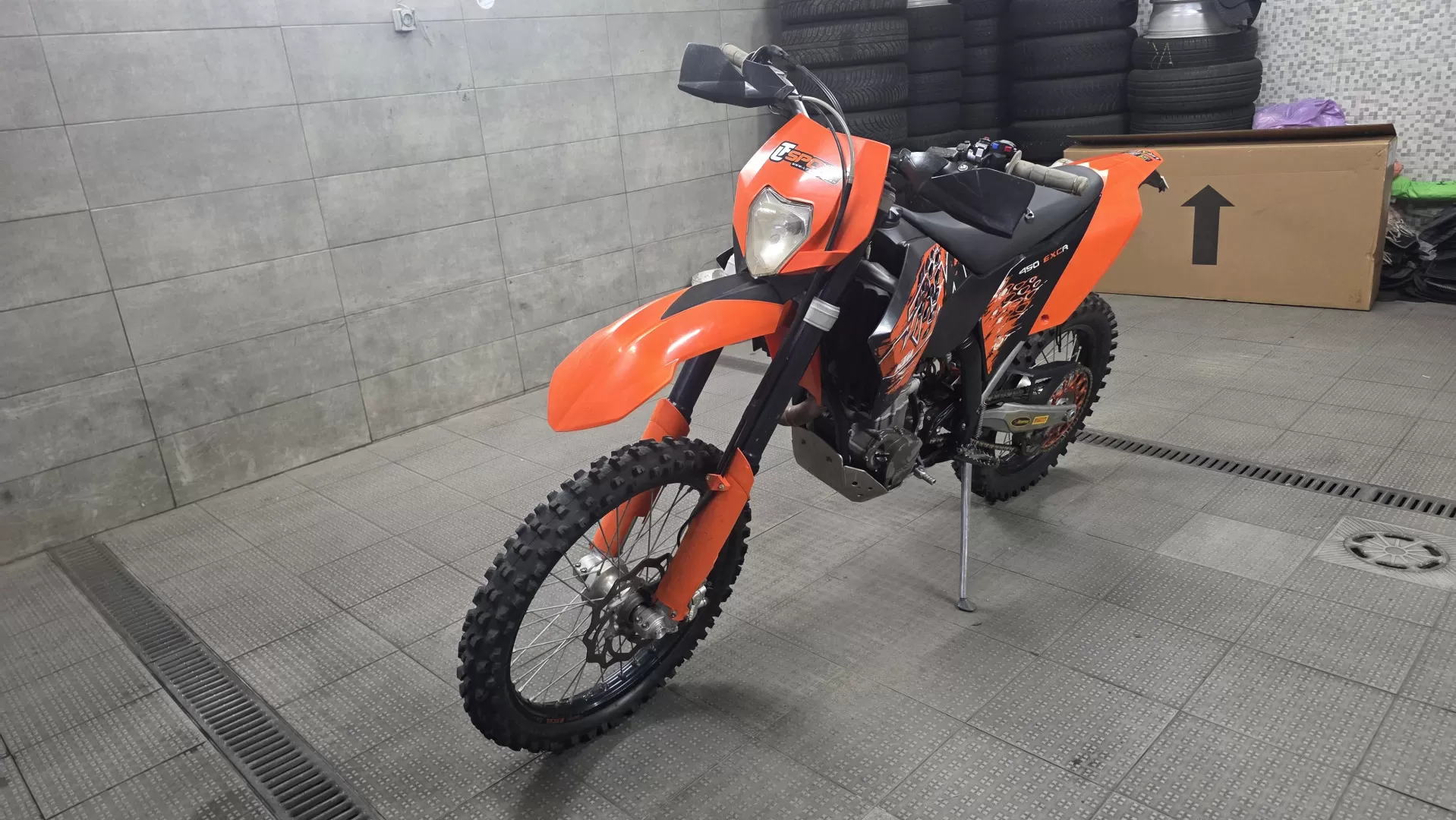 KTM 450 EXC-R Arranque Elétrico Mousses