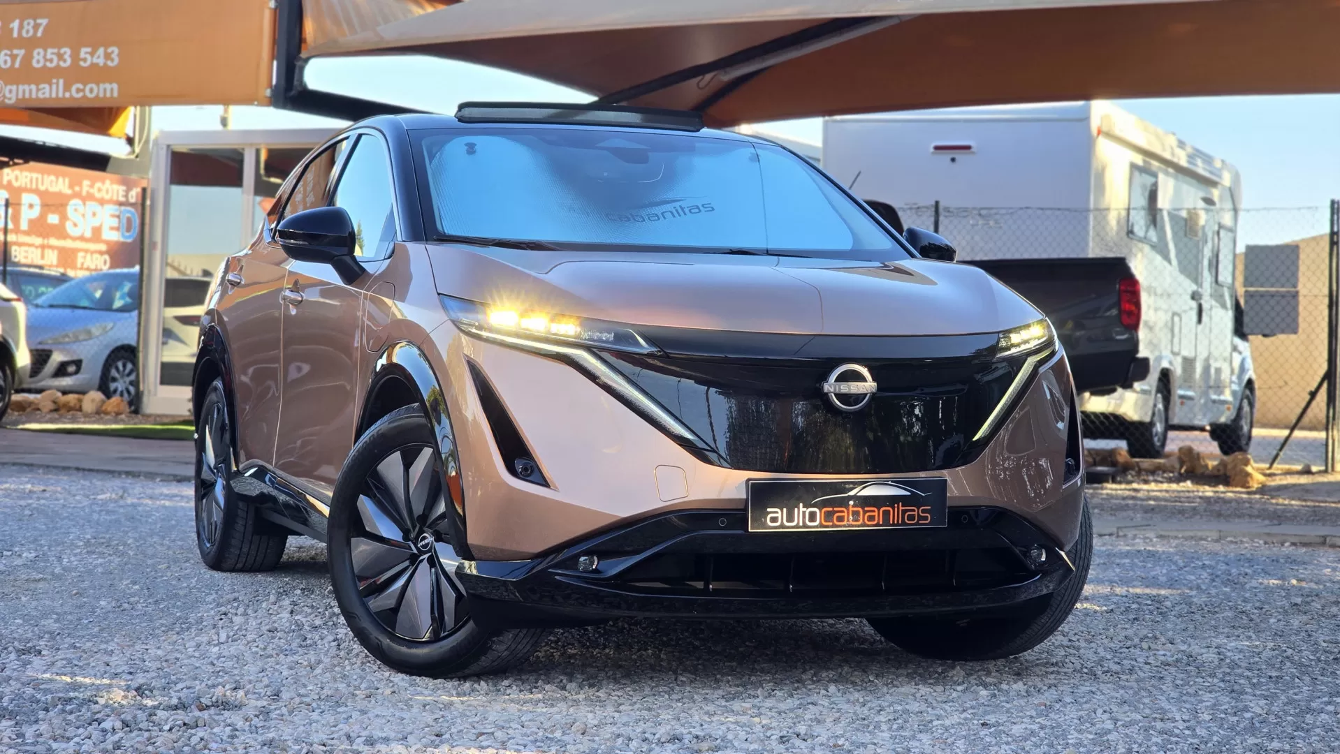 Nissan Ariya 63 kWh Advance Carr. 22kW + Teto Panorâmico - foto 2