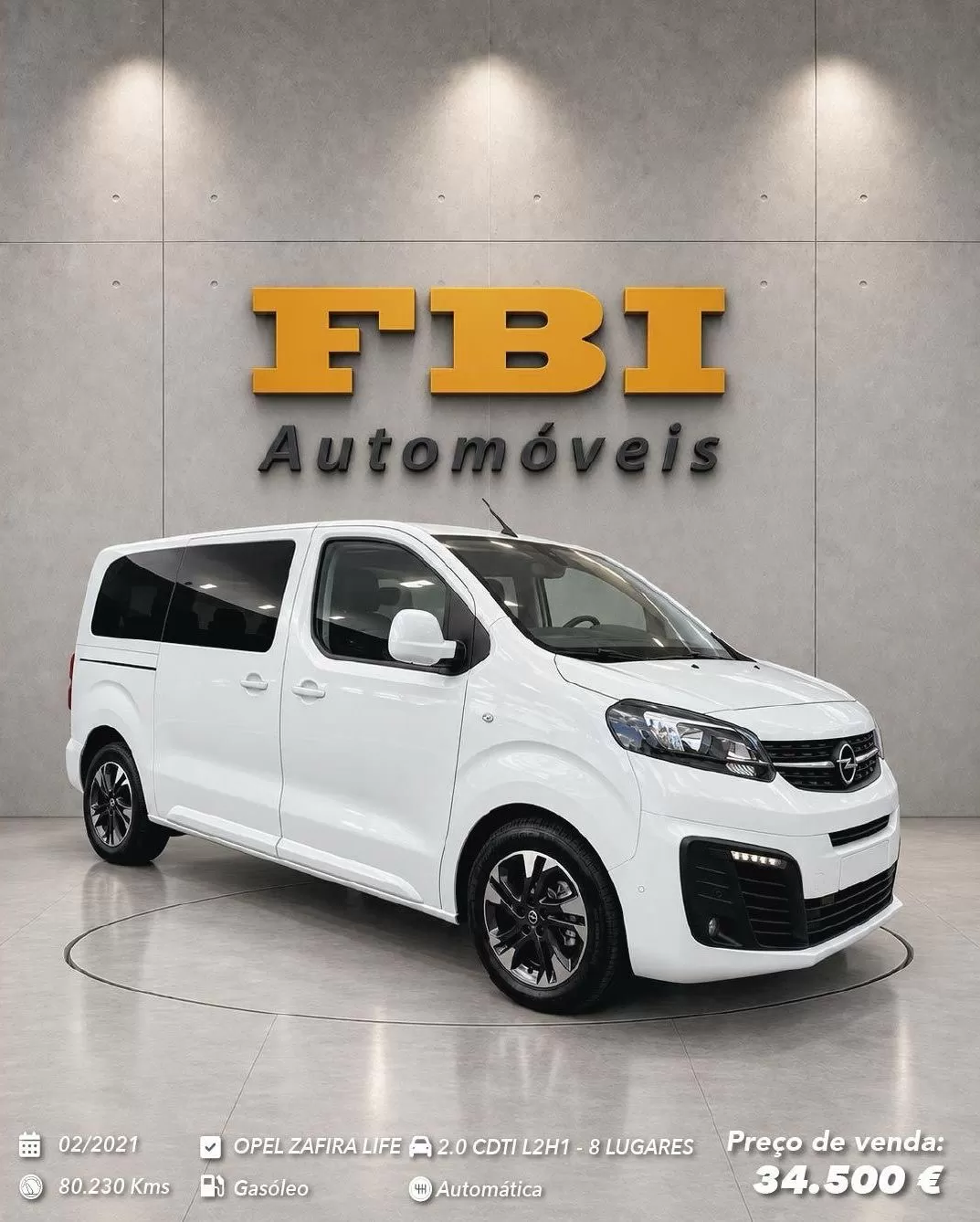 Opel  OPEL ZAFIRA LIFE 2.0 CDTI L2H1- 8 LUGARES - foto 5