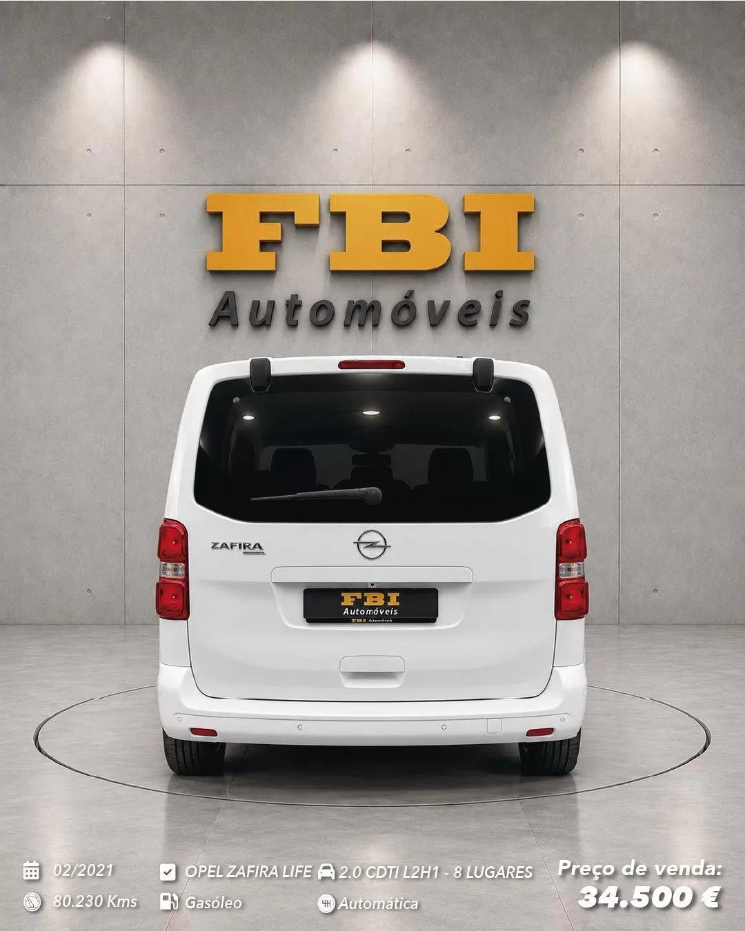 Opel  OPEL ZAFIRA LIFE 2.0 CDTI L2H1- 8 LUGARES - foto 8